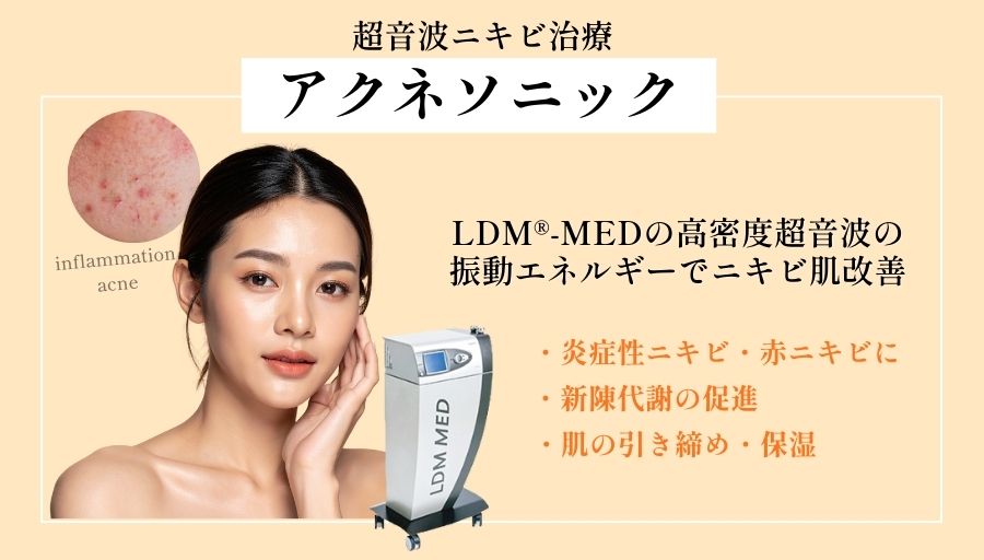 アクネライト®で治療できない炎症性ニキビには・・